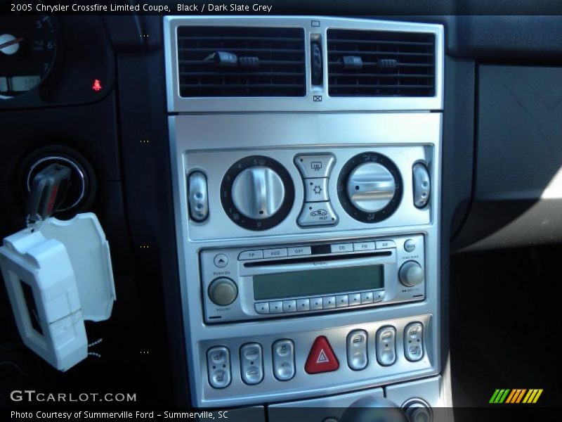 Controls of 2005 Crossfire Limited Coupe