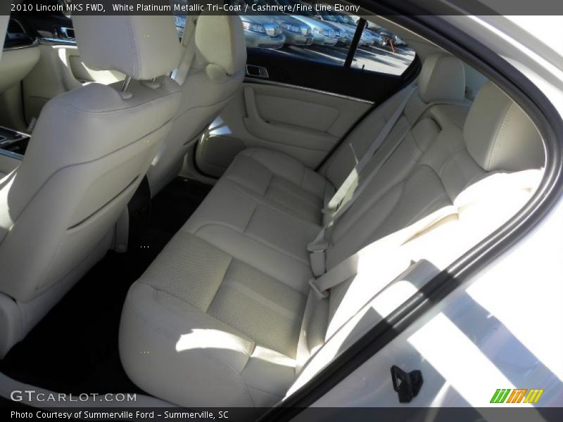 White Platinum Metallic Tri-Coat / Cashmere/Fine Line Ebony 2010 Lincoln MKS FWD