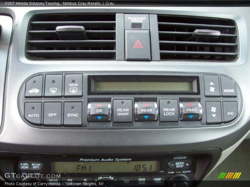 Nimbus Gray Metallic / Gray 2007 Honda Odyssey Touring