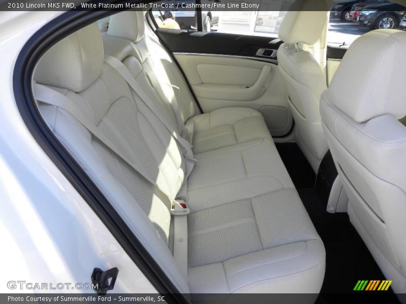 White Platinum Metallic Tri-Coat / Cashmere/Fine Line Ebony 2010 Lincoln MKS FWD