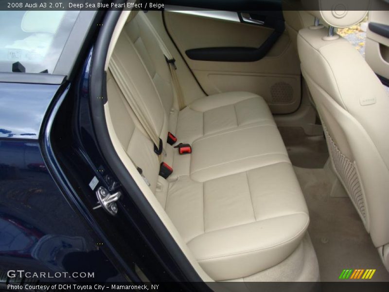 Deep Sea Blue Pearl Effect / Beige 2008 Audi A3 2.0T