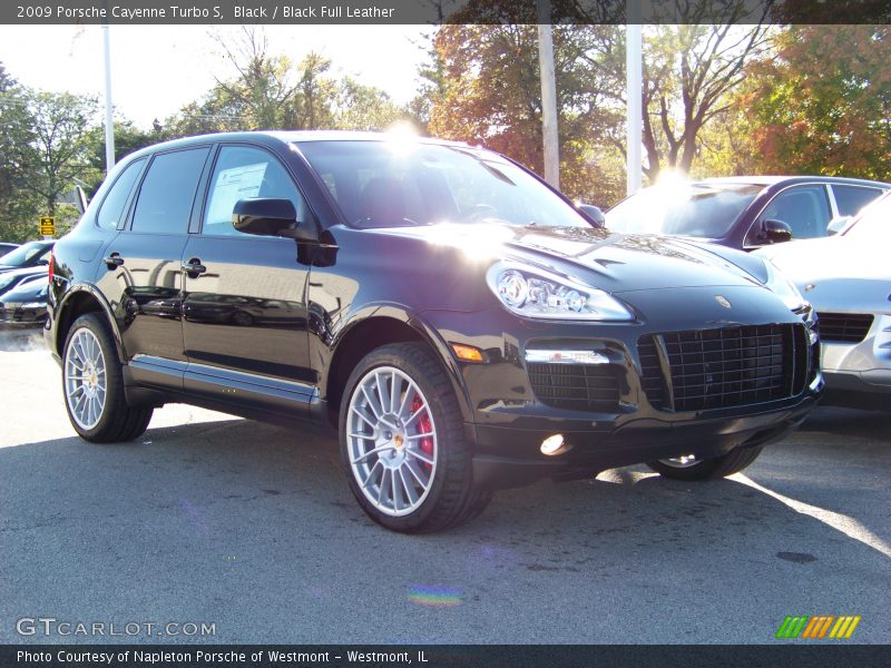 Black / Black Full Leather 2009 Porsche Cayenne Turbo S