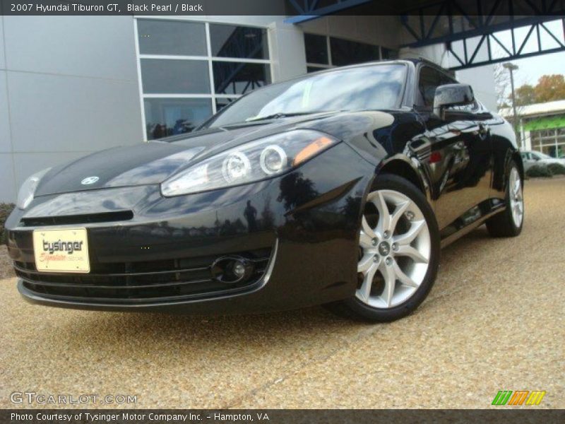 Black Pearl / Black 2007 Hyundai Tiburon GT