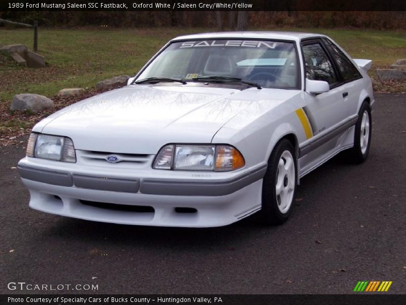 Front 3/4 View of 1989 Mustang Saleen SSC Fastback