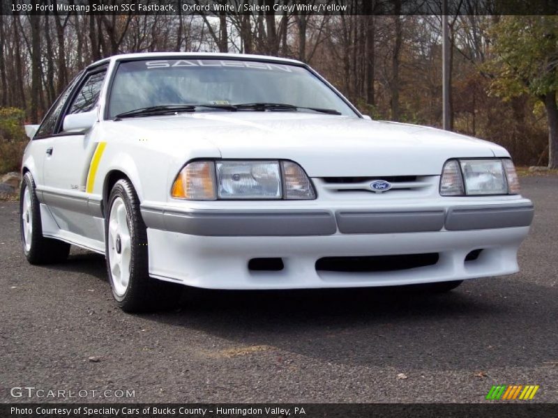  1989 Mustang Saleen SSC Fastback Oxford White