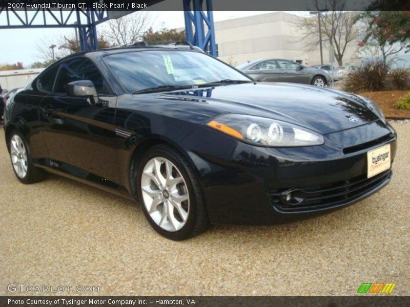 Black Pearl / Black 2007 Hyundai Tiburon GT