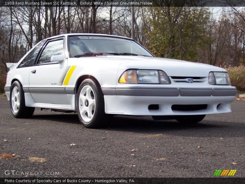Front 3/4 View of 1989 Mustang Saleen SSC Fastback