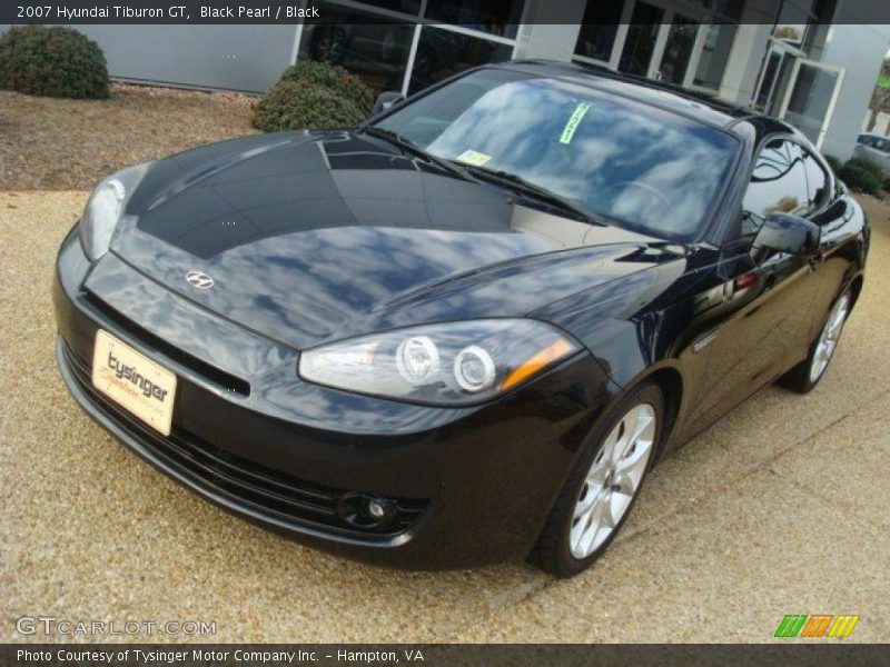 Black Pearl / Black 2007 Hyundai Tiburon GT