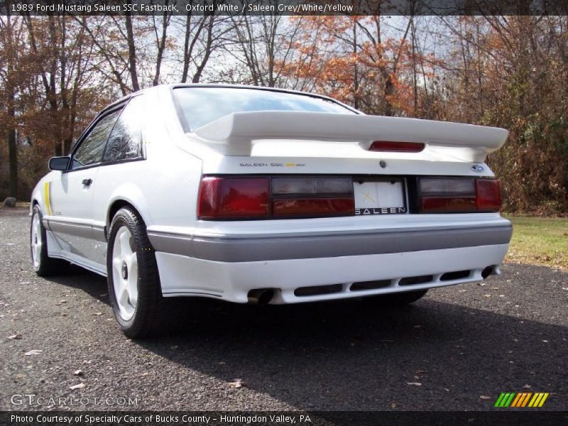  1989 Mustang Saleen SSC Fastback Oxford White
