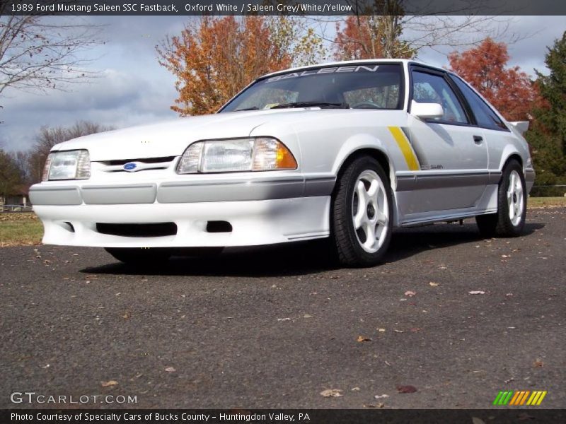 Front 3/4 View of 1989 Mustang Saleen SSC Fastback