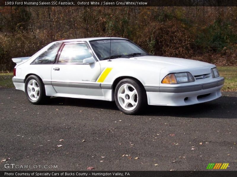  1989 Mustang Saleen SSC Fastback Oxford White