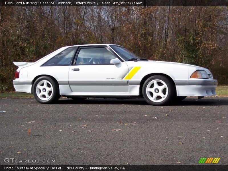  1989 Mustang Saleen SSC Fastback Oxford White
