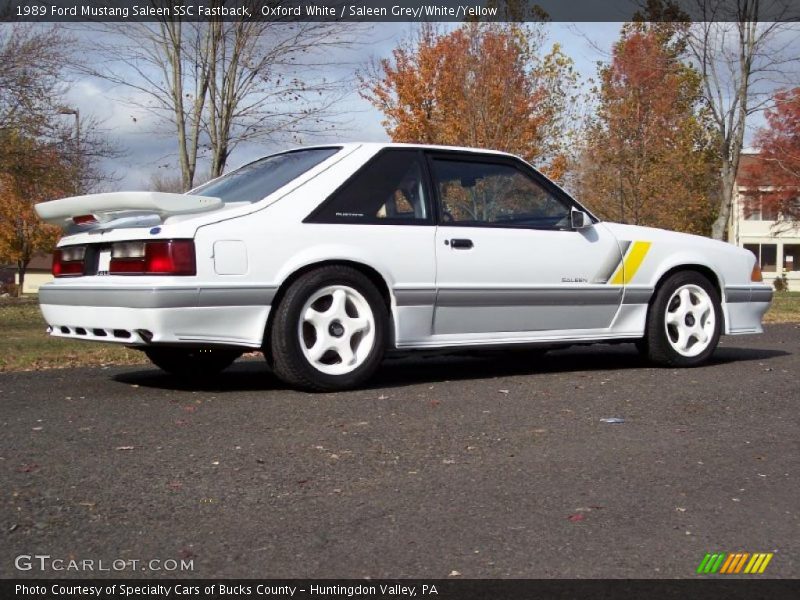  1989 Mustang Saleen SSC Fastback Oxford White