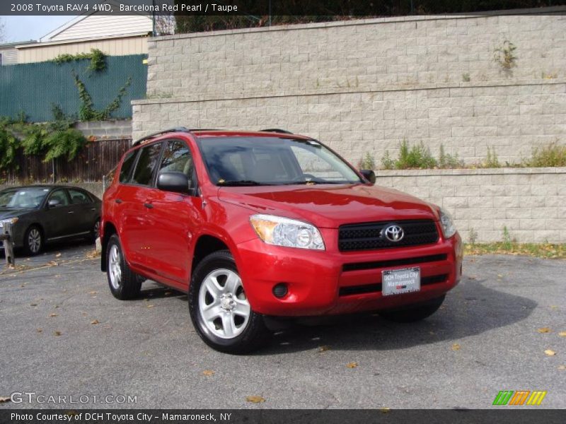 Barcelona Red Pearl / Taupe 2008 Toyota RAV4 4WD