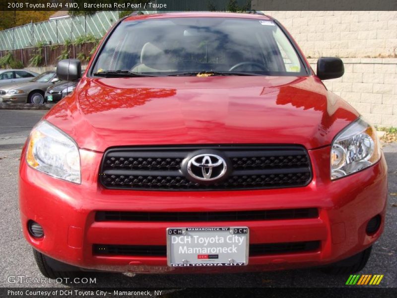 Barcelona Red Pearl / Taupe 2008 Toyota RAV4 4WD