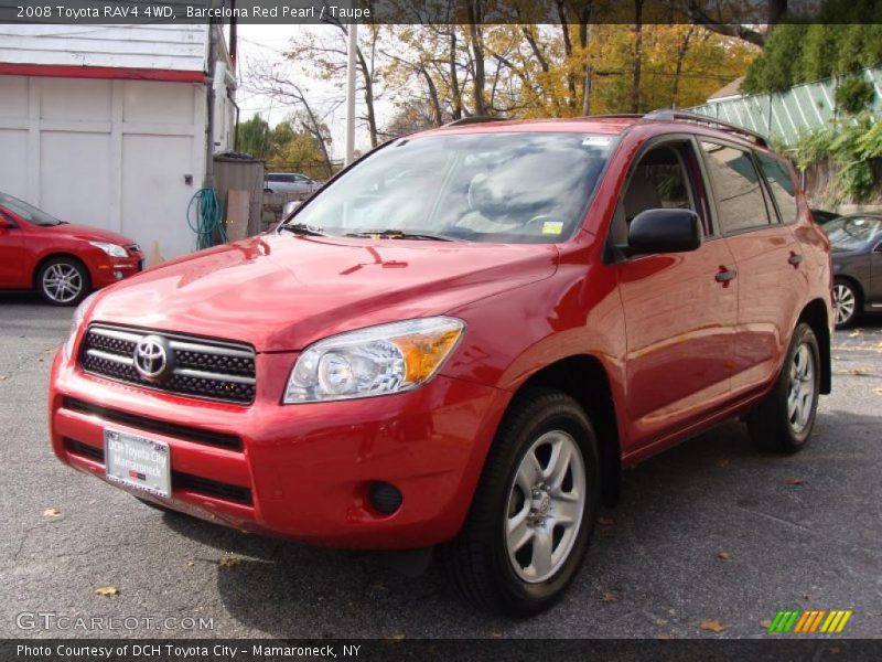 Barcelona Red Pearl / Taupe 2008 Toyota RAV4 4WD