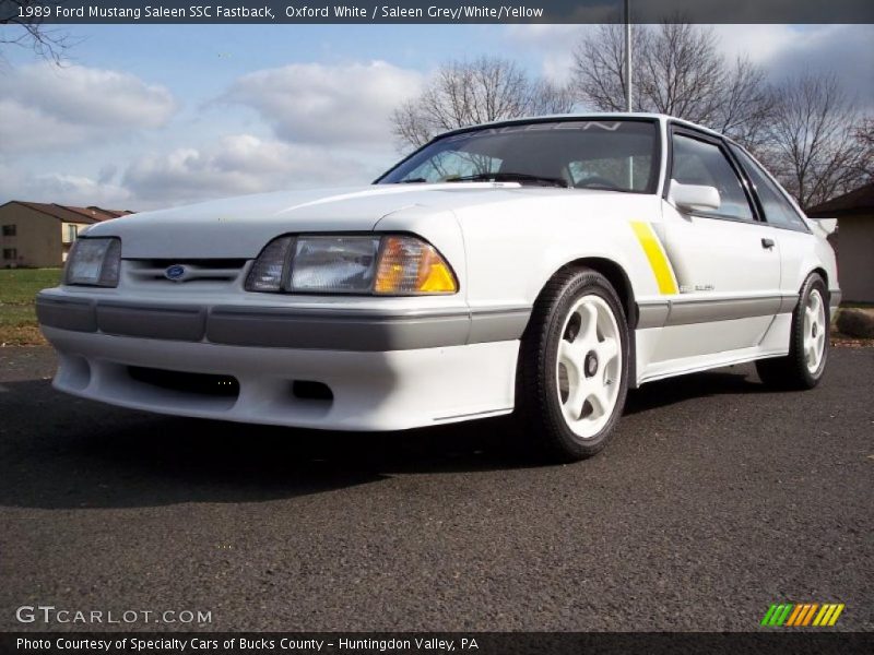Front 3/4 View of 1989 Mustang Saleen SSC Fastback