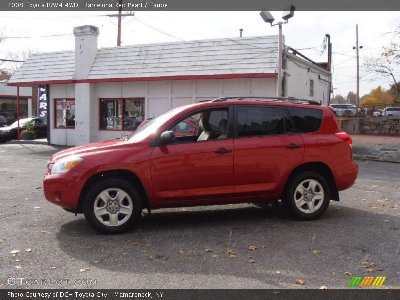 Barcelona Red Pearl / Taupe 2008 Toyota RAV4 4WD