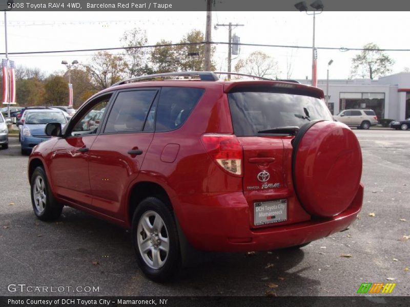 Barcelona Red Pearl / Taupe 2008 Toyota RAV4 4WD