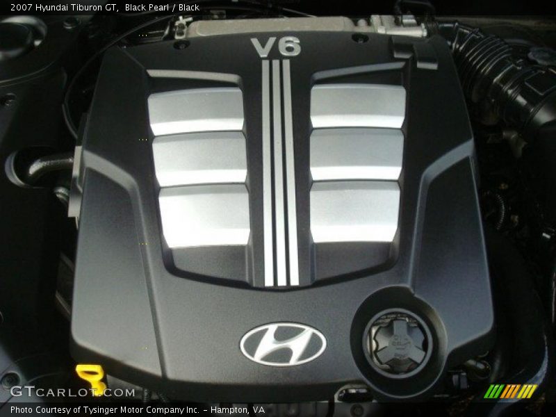 Black Pearl / Black 2007 Hyundai Tiburon GT