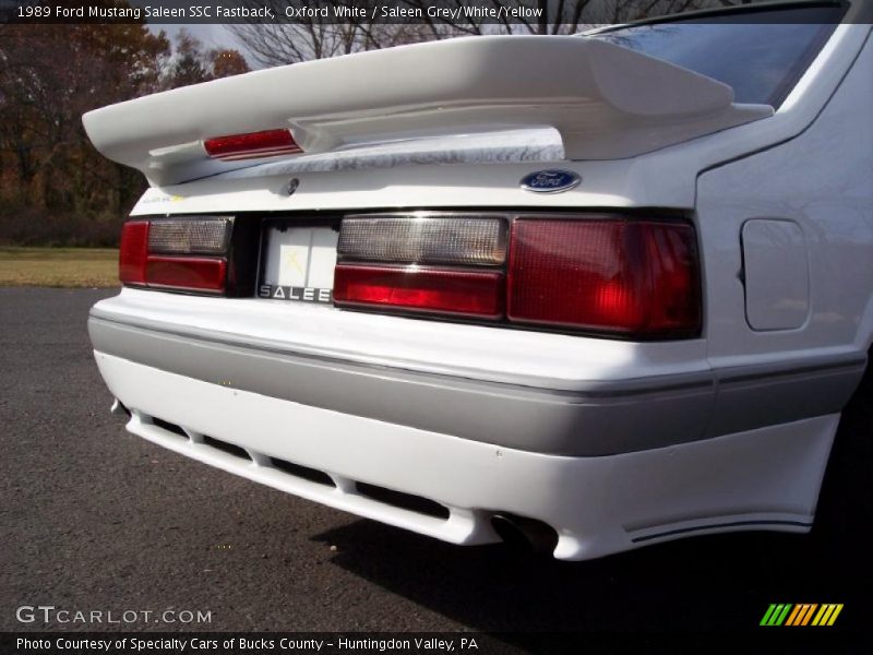  1989 Mustang Saleen SSC Fastback Oxford White