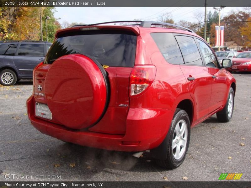 Barcelona Red Pearl / Taupe 2008 Toyota RAV4 4WD