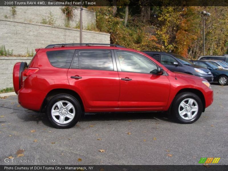 Barcelona Red Pearl / Taupe 2008 Toyota RAV4 4WD