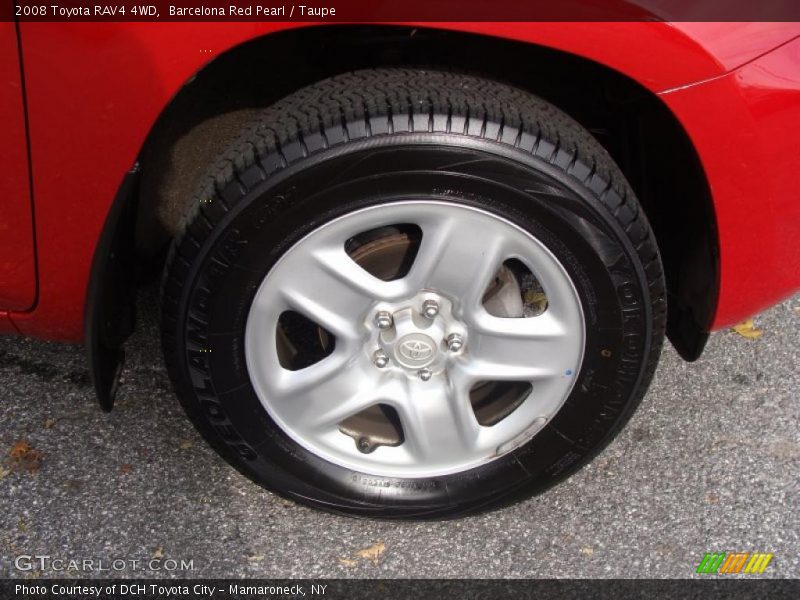Barcelona Red Pearl / Taupe 2008 Toyota RAV4 4WD