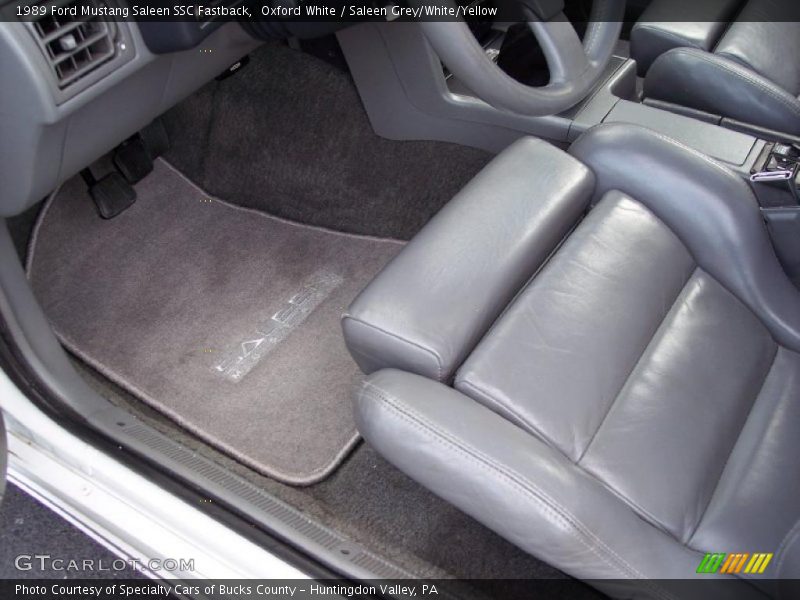  1989 Mustang Saleen SSC Fastback Saleen Grey/White/Yellow Interior