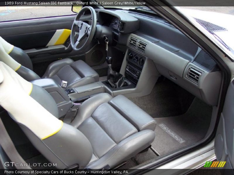 Dashboard of 1989 Mustang Saleen SSC Fastback
