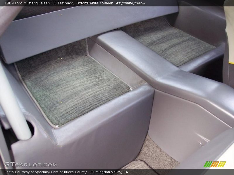 1989 Mustang Saleen SSC Fastback Saleen Grey/White/Yellow Interior