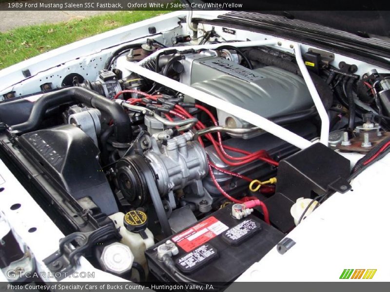  1989 Mustang Saleen SSC Fastback Engine - 5.0 Liter Saleen OHV 16-Valve V8