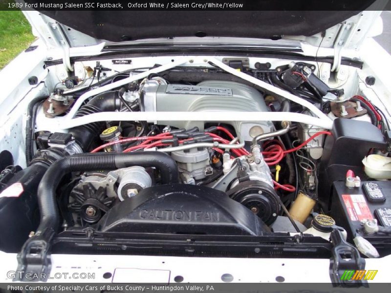  1989 Mustang Saleen SSC Fastback Engine - 5.0 Liter Saleen OHV 16-Valve V8