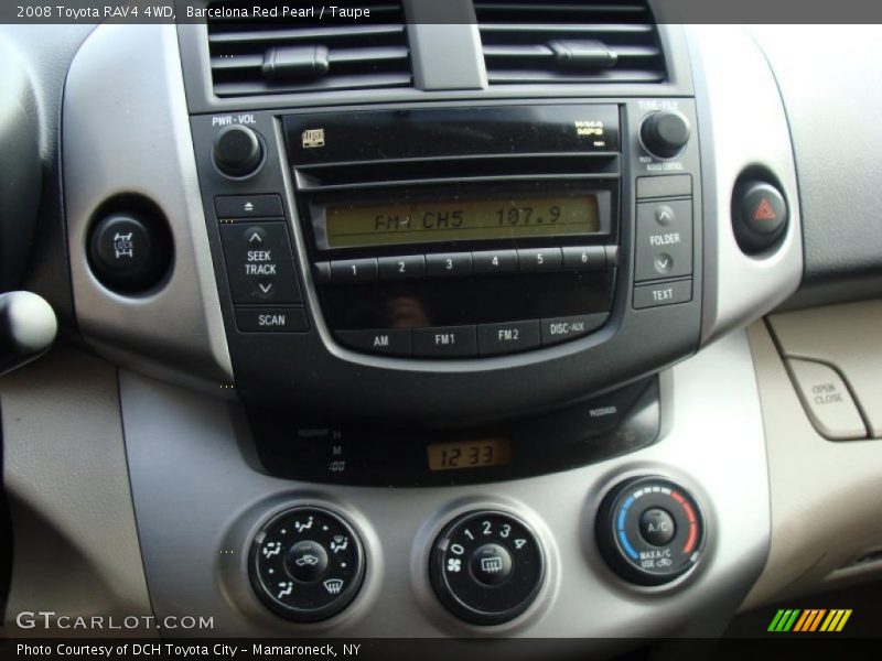Barcelona Red Pearl / Taupe 2008 Toyota RAV4 4WD