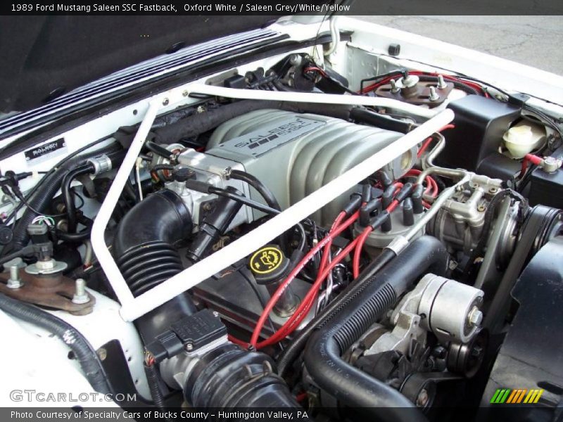  1989 Mustang Saleen SSC Fastback Engine - 5.0 Liter Saleen OHV 16-Valve V8