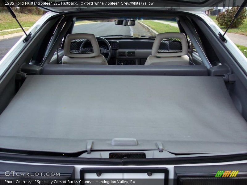  1989 Mustang Saleen SSC Fastback Trunk