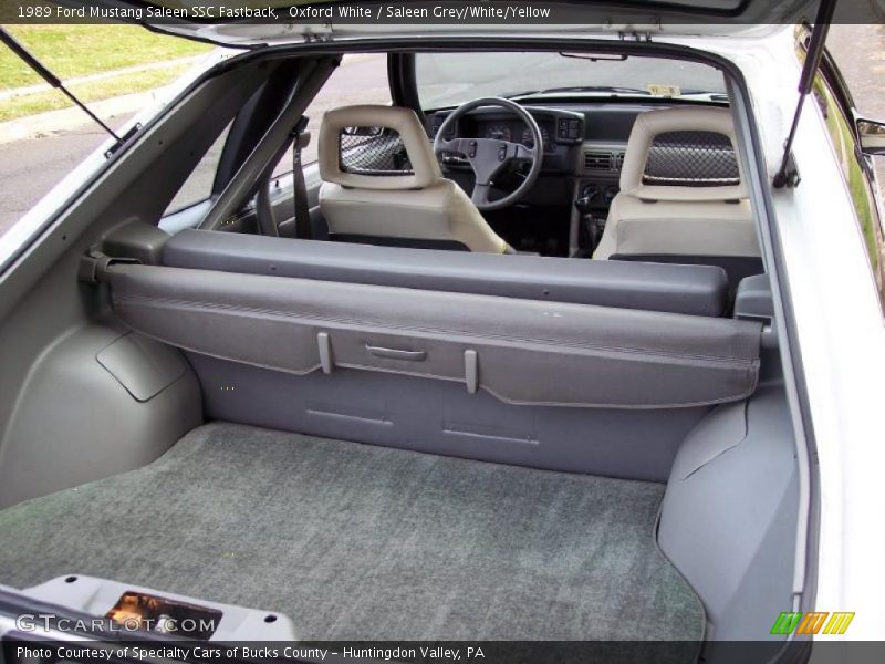  1989 Mustang Saleen SSC Fastback Trunk