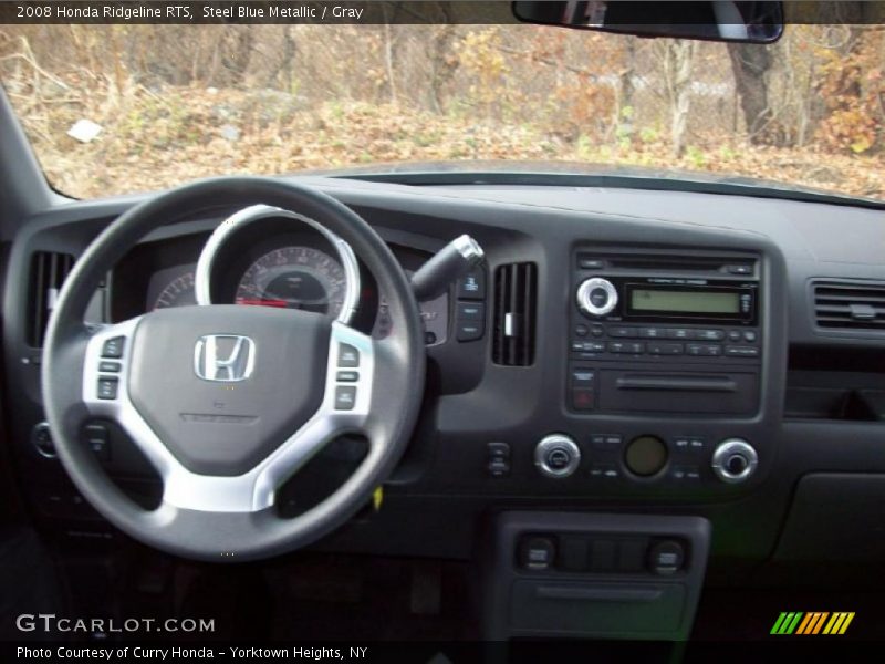 Steel Blue Metallic / Gray 2008 Honda Ridgeline RTS