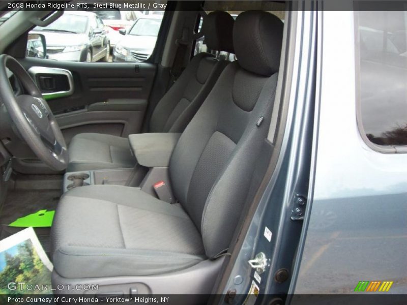 Steel Blue Metallic / Gray 2008 Honda Ridgeline RTS