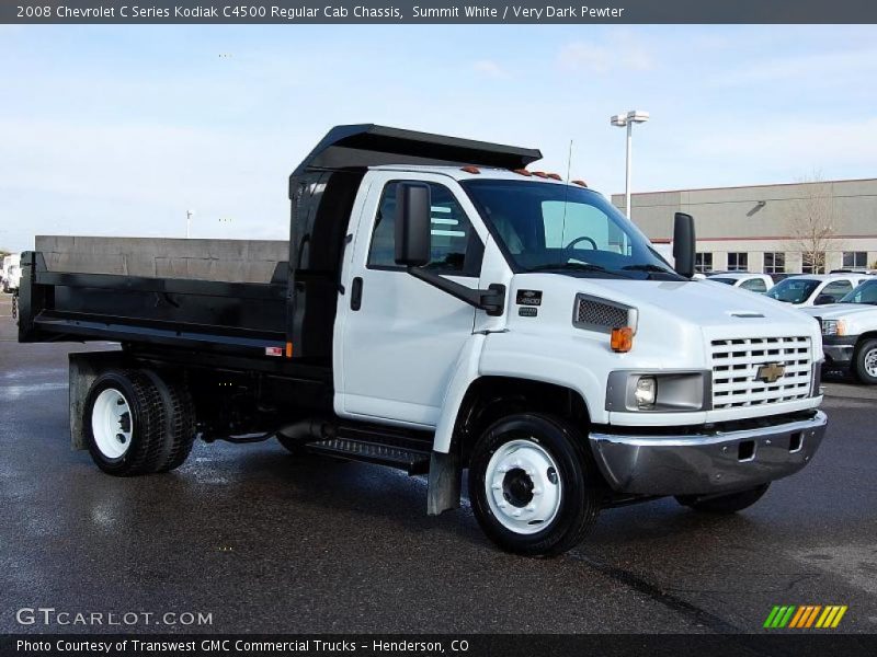 Front 3/4 View of 2008 C Series Kodiak C4500 Regular Cab Chassis