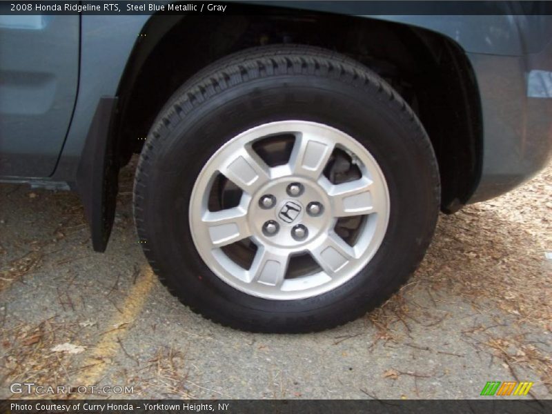 Steel Blue Metallic / Gray 2008 Honda Ridgeline RTS