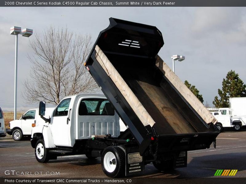 Summit White / Very Dark Pewter 2008 Chevrolet C Series Kodiak C4500 Regular Cab Chassis