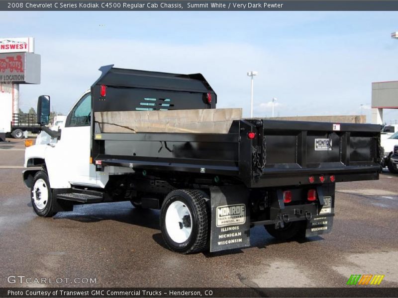 Summit White / Very Dark Pewter 2008 Chevrolet C Series Kodiak C4500 Regular Cab Chassis