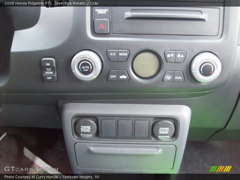Steel Blue Metallic / Gray 2008 Honda Ridgeline RTS
