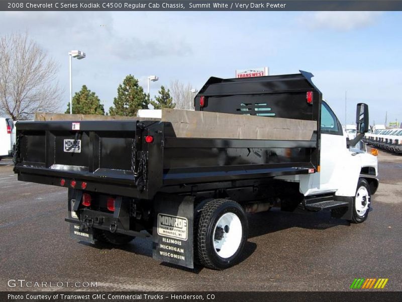 Summit White / Very Dark Pewter 2008 Chevrolet C Series Kodiak C4500 Regular Cab Chassis