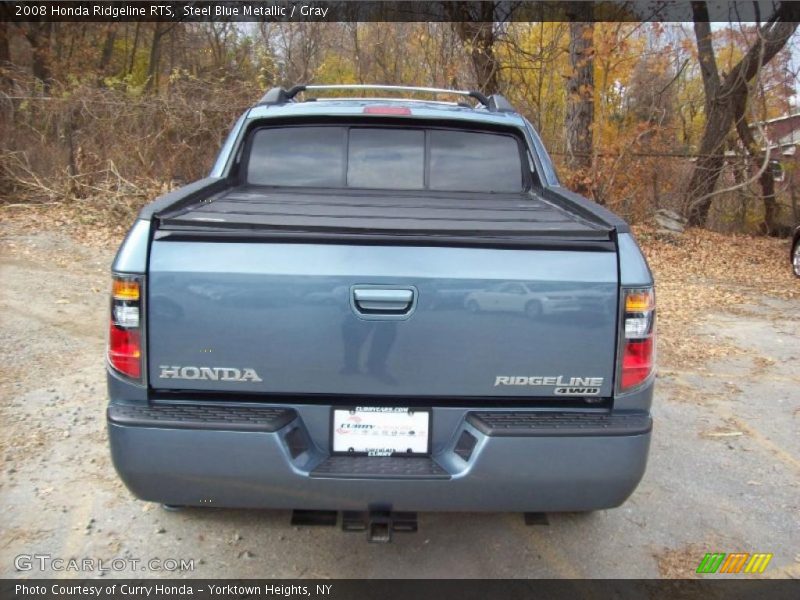 Steel Blue Metallic / Gray 2008 Honda Ridgeline RTS