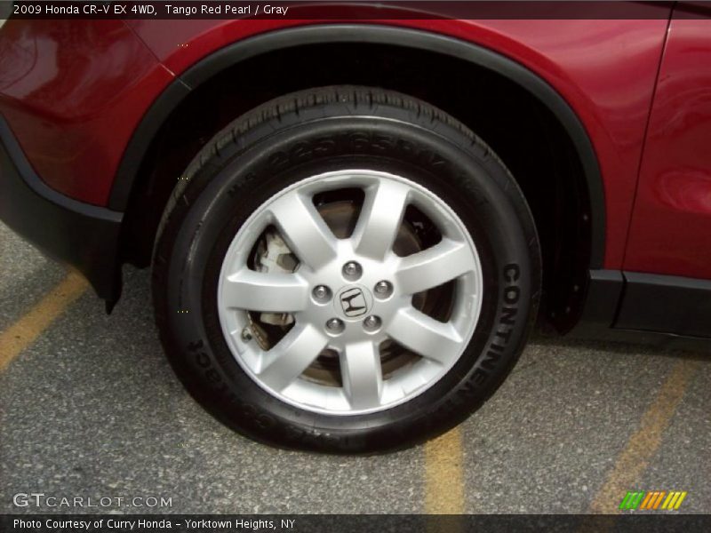 Tango Red Pearl / Gray 2009 Honda CR-V EX 4WD