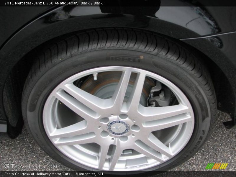 Black / Black 2011 Mercedes-Benz E 350 4Matic Sedan