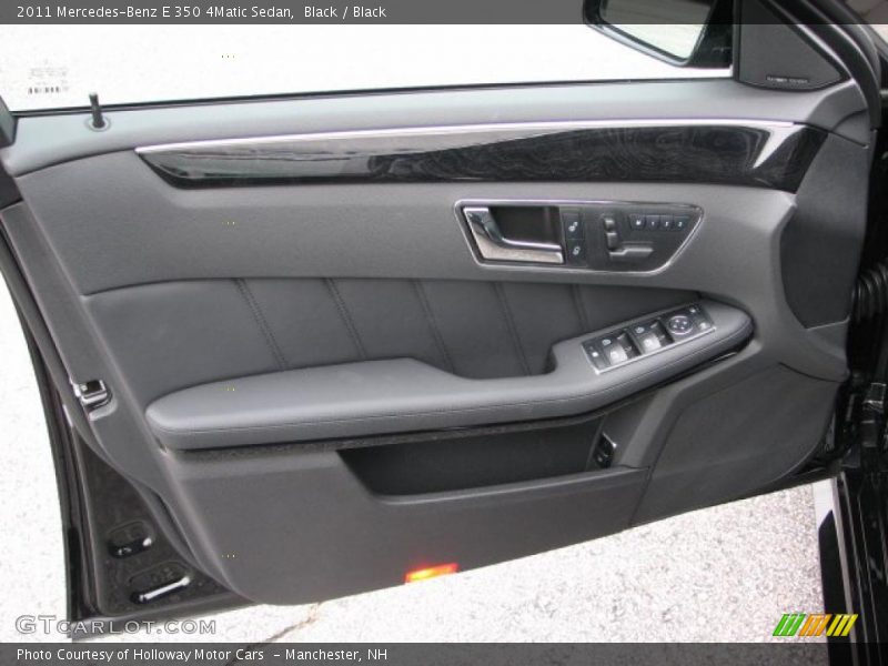 Black / Black 2011 Mercedes-Benz E 350 4Matic Sedan