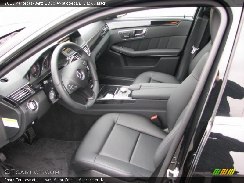 Black / Black 2011 Mercedes-Benz E 350 4Matic Sedan